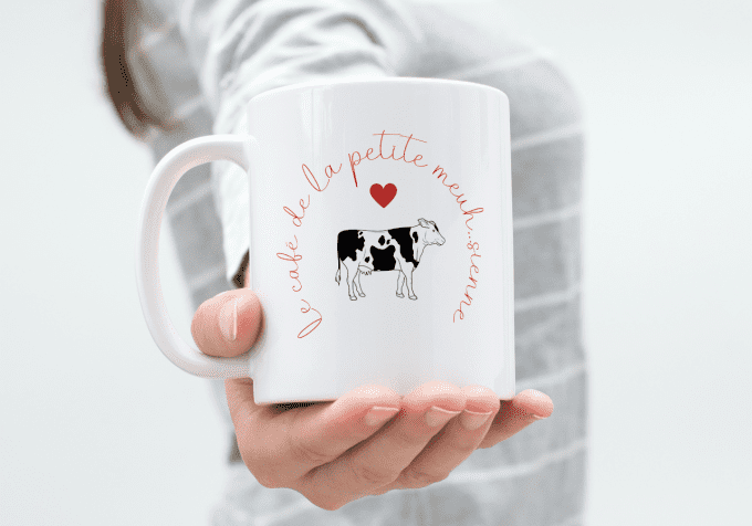 Mug "Le café de la petite meuh...sienne"