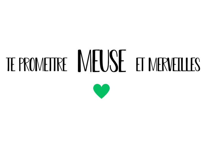 Tote bag "Te promettre MEUSE et merveilles"