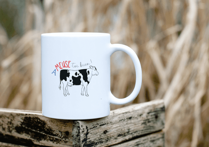 Mug "Ameuse-toi bien"  - vache