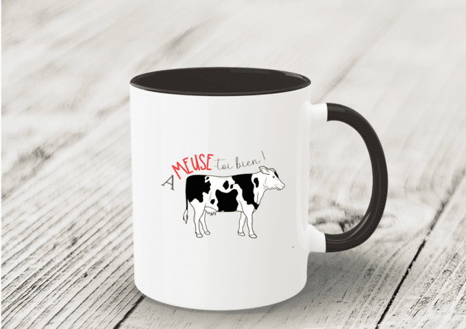 Mug "Ameuse-toi bien"  - vache