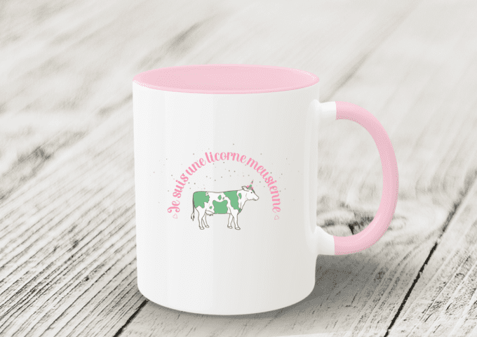 Mug "Je suis une licorne Meusienne"