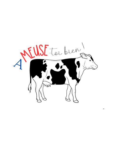 Mug "Ameuse-toi bien"  - vache